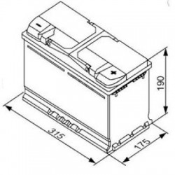 Μπαταρία αυτοκινήτου Banner Running Bull START STOP EFB 58511 12V 85AH 780A 315x175x190