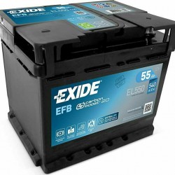 Exide EL550 Μπαταρία Αυτοκινήτου Start Stop EFB με Χωρητικότητα 55Ah 540A