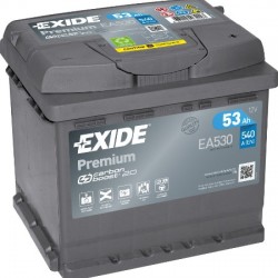 Μπαταρία Exide EA530 Premium 12V 53Ah 540A 207Χ175Χ190