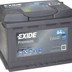 Μπαταρία Exide EA640 Premium 12V 64Ah 640A 242Χ175Χ190