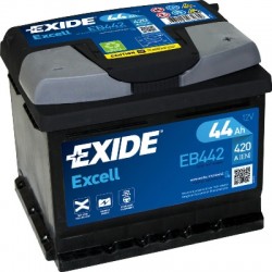 Μπαταρία Exide EB442 Excell 12V 44Ah 420A 207Χ175Χ175