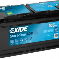 Μπαταρία Exide EK1050 AGM 12V 105Ah 950A Start-Stop 392Χ175Χ190