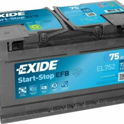 Μπαταρία Exide EL752 EFB 12V 75Ah 730A Start-Stop 315Χ175Χ175