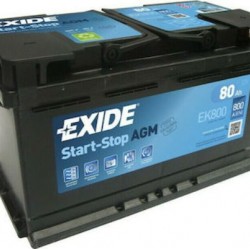 Μπαταρία Exide EK800 AGM 12V 80Ah 800A Start-Stop 315Χ175Χ190