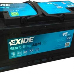Μπαταρία Exide EK950 AGM 12V 95Ah 850A Start-Stop 353Χ175Χ190