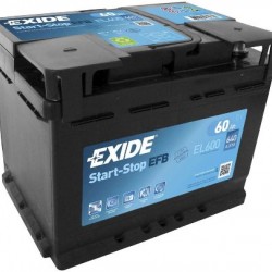 Μπαταρία Exide EL600 EFB 12V 60Ah 640A Start-Stop 242Χ175Χ190