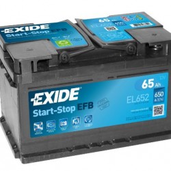 Μπαταρία Exide EL652 EFB 12V 65Ah 650A Start-Stop 278Χ175Χ175