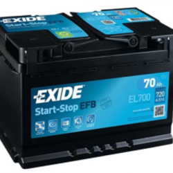 Μπαταρία Exide EL700 EFB 12V 70Ah 720A Start-Stop 278Χ175Χ190