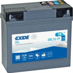 Μπαταρία Μοτοσυκλέτας Exide 12-19 GEL 185Χ80Χ170