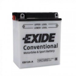 Μπαταρία Μοτοσυκλέτας Exide EB12A-A 12AH 165A 134Χ80Χ160