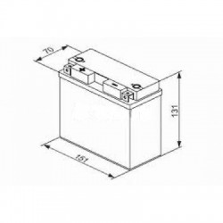 Μπαταρία Λιθίου Exide Li-Ion ELT12B 60Wh 260A 150X65X130