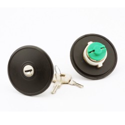 ΤΑΠΑ ΒΕΝΖΙΝΗΣ ΜΕ ΚΛΕΙΔΙ ΓΙΑ JEEP CJ7 RENEGADE 1976-1986 / LAREDO 1976-1986 / TOYOTA COROLLA SW 1997-2002 ΣΕ ΜΑΥΡΟ ΧΡΩΜΑ FARMA - 1 τεμ.