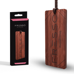 Fresso - Ξύλινο Κρεμαστό Αρωματικό Αυτοκινήτου Sugar Love - 1 τεμ. (159006/FRE)
