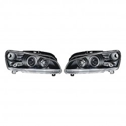 ΦΑΝΑΡΙΑ ΜΠΡΟΣΤΙΝΑ ΓΙΑ PEUGEOT 106 1996+ ANGELEYES BLACK (H1+H1) - 2 ΤΕΜ.