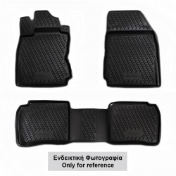 ΠΑΤΑΚΙΑ ΣΕ ΣΚΑΦΗ TPE ΛΑΣΤΙΧΟ ΓΙΑ VW PASSAT B8 4D / 5D 2014-2020  ΣΕ ΜΑΥΡΟ ΧΡΩΜΑ NOVLINE - 4 ΤΕΜ.