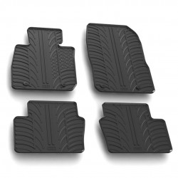 LAMPA - ΠΑΤΑΚΙΑ ΑΥΤΟΚΙΝΗΤΟΥ ΑΠΟ ΛΑΣΤΙΧΟ ΓΙΑ MAZDA CX-3 06/2015+ ΣΕ ΜΑΥΡΟ ΧΡΩΜΑ ME ΚΟΥΜΠΩΜΑΤΑ - 4 ΤΕΜ.