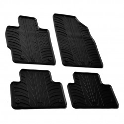 LAMPA - ΠΑΤΑΚΙΑ ΑΥΤΟΚΙΝΗΤΟΥ ΑΠΟ ΛΑΣΤΙΧΟ ΓΙΑ MAZDA CX-7 DIESEL 06/2007-12/2013 ΣΕ ΜΑΥΡΟ ΧΡΩΜΑ ME ΚΟΥΜΠΩΜΑΤΑ - 4 ΤΕΜ.