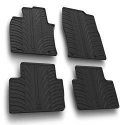 LAMPA - ΠΑΤΑΚΙΑ ΑΥΤΟΚΙΝΗΤΟΥ ΑΠΟ ΛΑΣΤΙΧΟ ΓΙΑ MAZDA CX-30 09/2019+ ΣΕ ΜΑΥΡΟ ΧΡΩΜΑ ME ΚΟΥΜΠΩΜΑΤΑ - 4 ΤΕΜ.