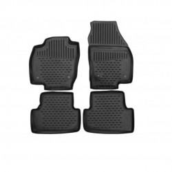 ΠΑΤΑΚΙΑ ΣΕ ΣΚΑΦΗ TPE ΛΑΣΤΙΧΟ ΓΙΑ VW T-CROSS CROSSOVER 2018+  ΣΕ ΜΑΥΡΟ ΧΡΩΜΑ NOVLINE - 4 ΤΕΜ.