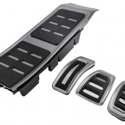 NTY - Σετ Πεντάλ για Χειροκίνητο Κιβώτιο με Τεμπέλη για Audi A4 B8 / A5 / A6 / A7 / A8 / Q3 με αντιολισθητική επιφάνεια για σταθερό έλεγχο και άνεση οδήγησης - 1 Σετ (EZC-AU-166)