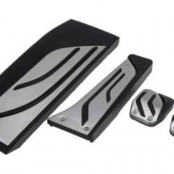 NTY - Σετ Πεντάλ για Χειροκίνητο Κιβώτιο με Τεμπέλη για BMW E87 / F20 / E46 / E90 / F30 / G20 / X1 E84 με αντιολισθητική επιφάνεια για σταθερό έλεγχο οδήγησης - 1 Σετ (EZC-BM-268)