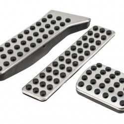 NTY - Σετ Πεντάλ για Αυτόματο Κιβώτιο με Τεμπέλη για Mazda 3 / 6 / CX-5 από 2014 με αντιολισθητική επιφάνεια για σταθερό πάτημα και άνεση οδήγησης - 1 Σετ (EZC-MZ-033)