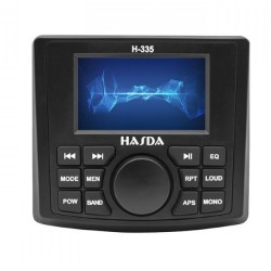 HASDA MP5 PLAYER H-335  4x40W ΜΕ ΡΑΔΙΟΦΩΝΟ/USB/BLUETOOTH (ΑΔΙΑΒΡΟΧΟ/ΜΑΥΡΟ)
