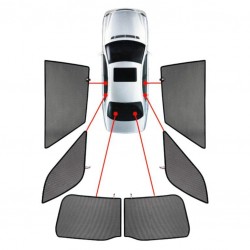 CarShades - ΚΟΥΡΤΙΝΑΚΙΑ  CAR SHADES ΓΙΑ MITSUBISHI GRANDIS 5D 04-11 - 6 ΤΕΜ. (PVC.MIT-GRAN-5-A)
