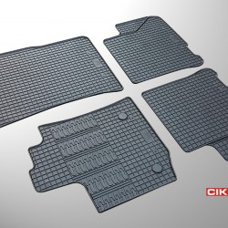 Cik - ΠΑΤΑΚΙΑ ΑΥΤΟΚΙΝΗΤΟΥ ΑΠΟ ΛΑΣΤΙΧΟ ΓΙΑ DACIA DOKKER 2012-2021 / DACIA LODGY 2012+ ΣΕ ΜΑΥΡΟ ΧΡΩΜΑ ΜΕ ΚΟΥΜΠΩΜΑΤΑ - 4 ΤΕΜ. (RM.DAC.0002/CK)