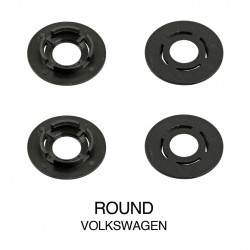 VOLKSWAGEN ΚΟΥΜΠΩΜΑΤΑ ΚΛΙΠΣ ΓΙΑ ΠΑΤΑΚΙΑ (ΣΤΡΟΓΓΥΛΑ) - 8 ΤΕΜ.