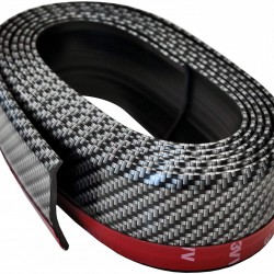 ΔΙΑΚΟΣΜΗΤΙΚΟ SPOILER ΠΡΟΦΥΛΑΚΤΗΡΑ LIP-SPLITTER 20+30+8mm 250cm ΛΑΣΤΙΧΕΝΙΟ CARBON