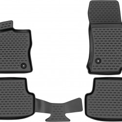 Novline - Πατάκια σε Σκαφη Element 3D για VW Golf VII SportWagon (AU) 04/2013 > 2020 5πορτο από TPE Λάστιχο σε Μαύρο Χρώμα - 4 τεμ. (ELEMENT3D5156210K/NV)