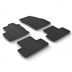 LAMPA - ΠΑΤΑΚΙΑ ΑΥΤΟΚΙΝΗΤΟΥ ΑΠΟ ΛΑΣΤΙΧΟ ΓΙΑ LANDROVER EVOQUE 3D / 5D 04/2011-09/2018 / EVOQUE CABRIO 04/2016-12/2018 ΣΕ ΜΑΥΡΟ ΧΡΩΜΑ ME ΚΟΥΜΠΩΜΑΤΑ - 4 ΤΕΜ.